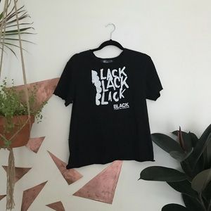 Black CDG tee